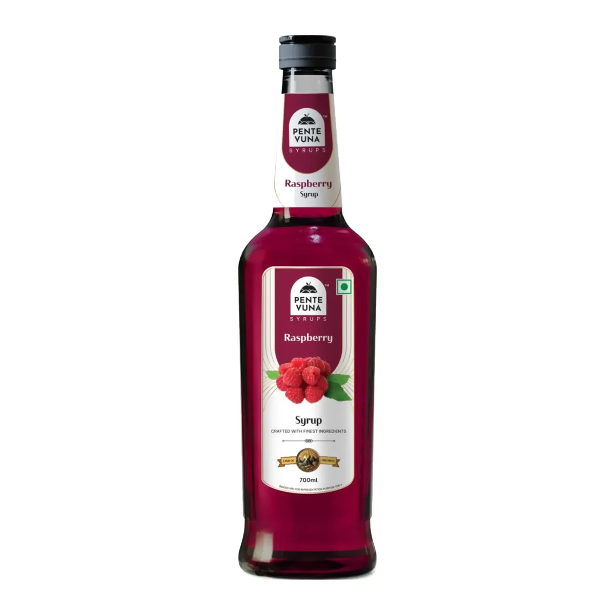 Pente Vuna Raspberry Flavoured Syrup 700ml - 1