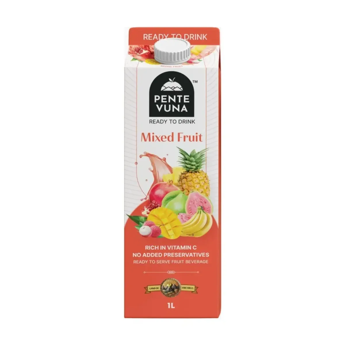 Pente Vuna  Ready to Drink Mixed Fruit 1ltr - 1