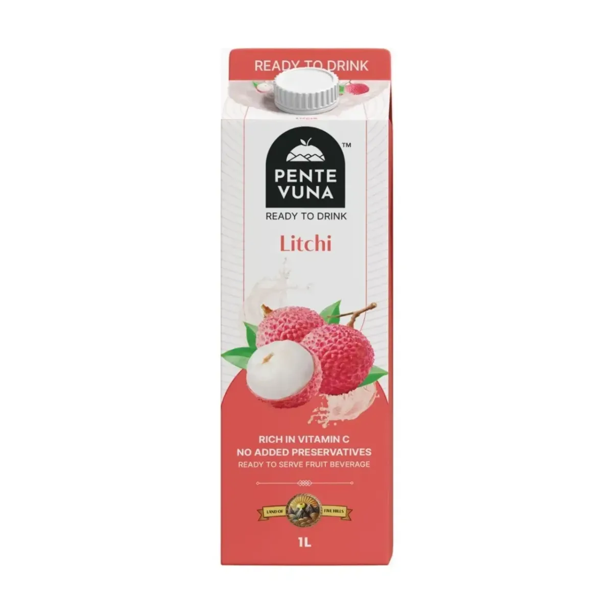 Pente Vuna  Ready to Drink Litchi 1ltr - 1