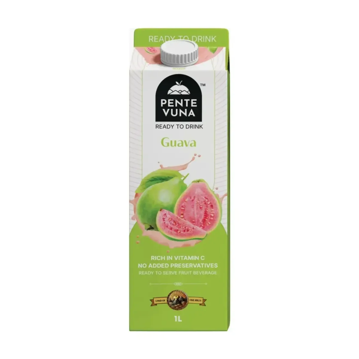 Pente Vuna  Ready to Drink Guava 1ltr - 1