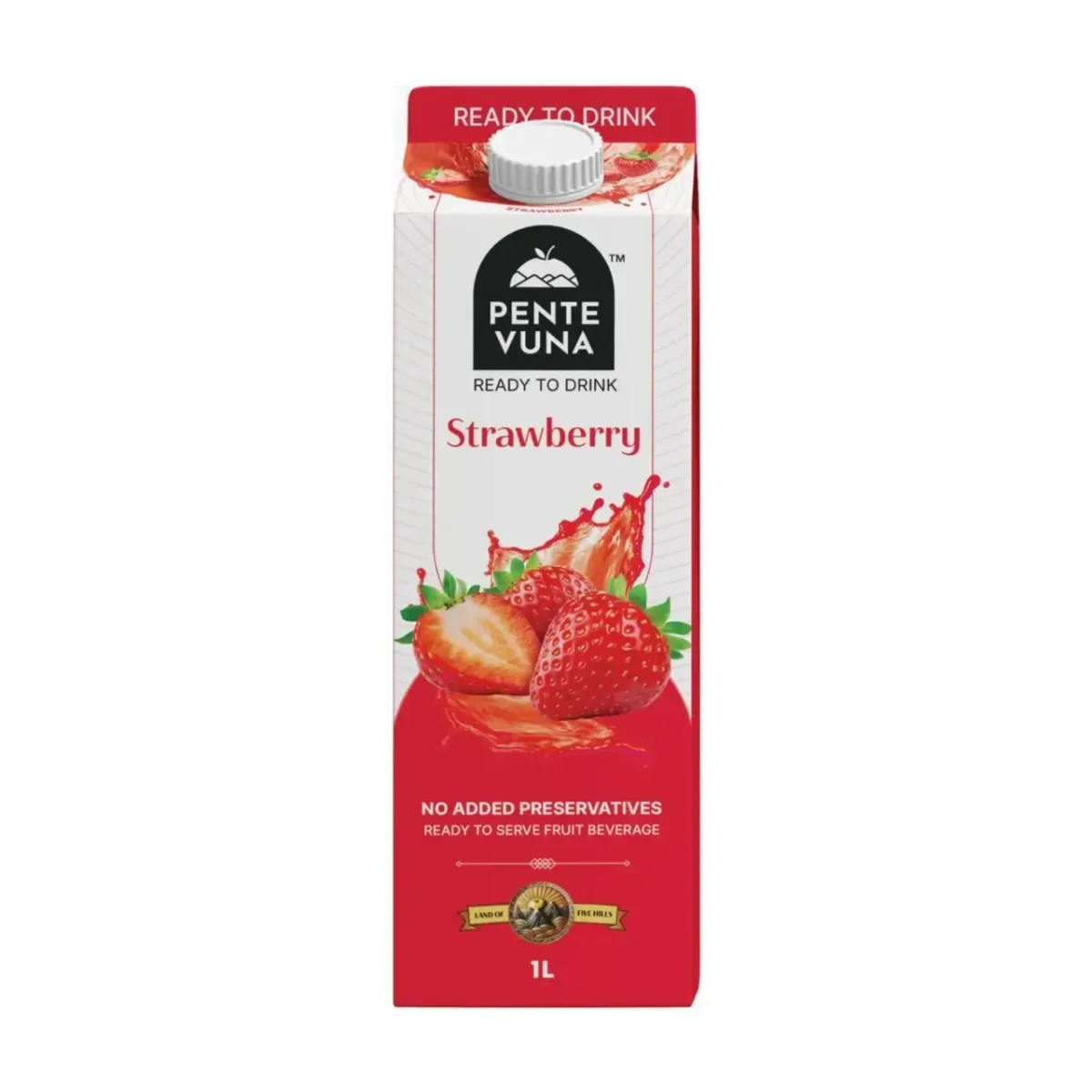 Pente Vuna  Ready to Drink Strawberry 1ltr - 1