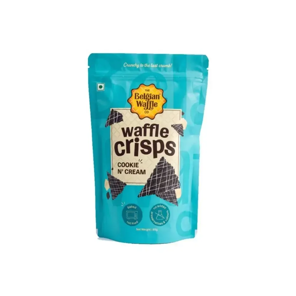 Waffle Crisps Cookie And Cream - 1