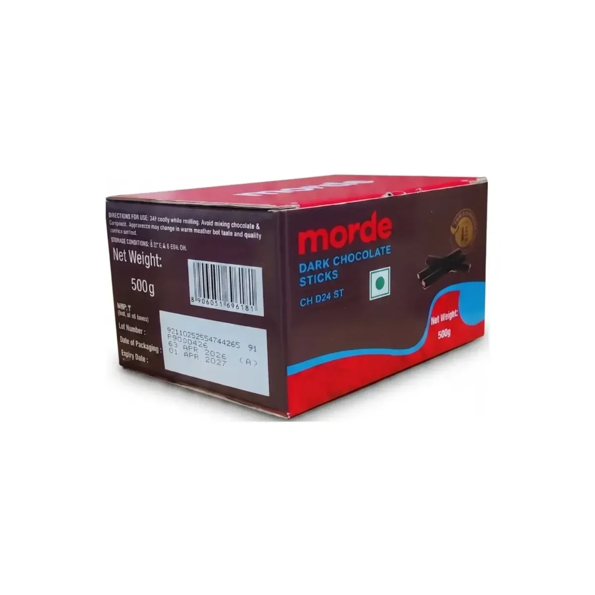 Morde Dark Chocolate Sticks Ch D24  500gm - 3
