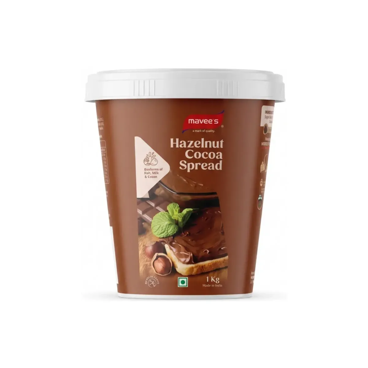 Mavees Hazelnut Cocoa Spread 1kg - 1