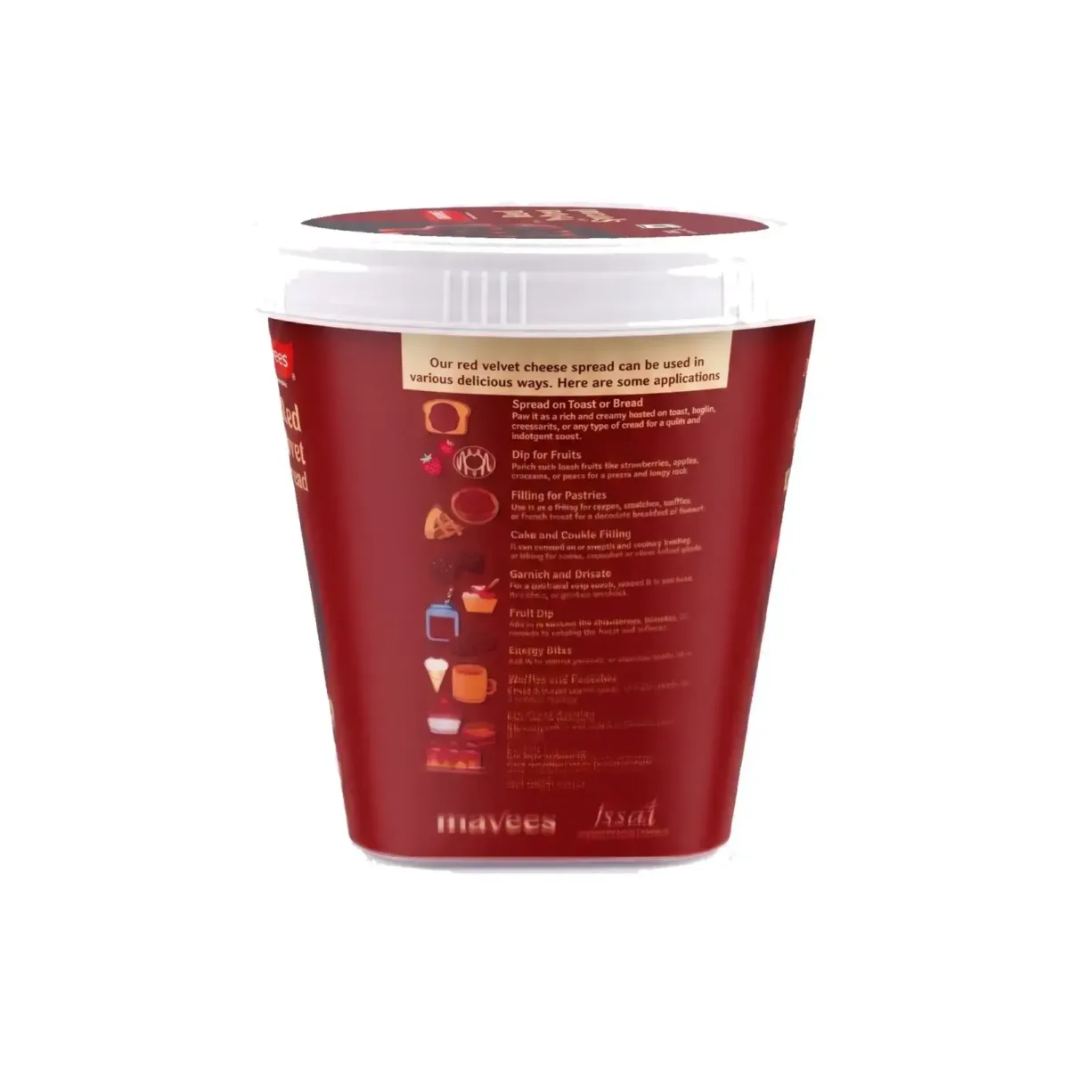 Mavees Red Velvet Spread 1kg - 3