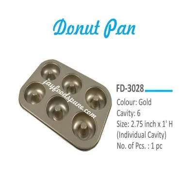 DONUT PAN 6 CAVITY FD 3028 - 1