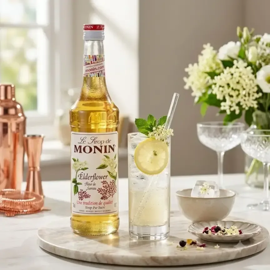 Monin Elderflower Syrup 1000ml - 2
