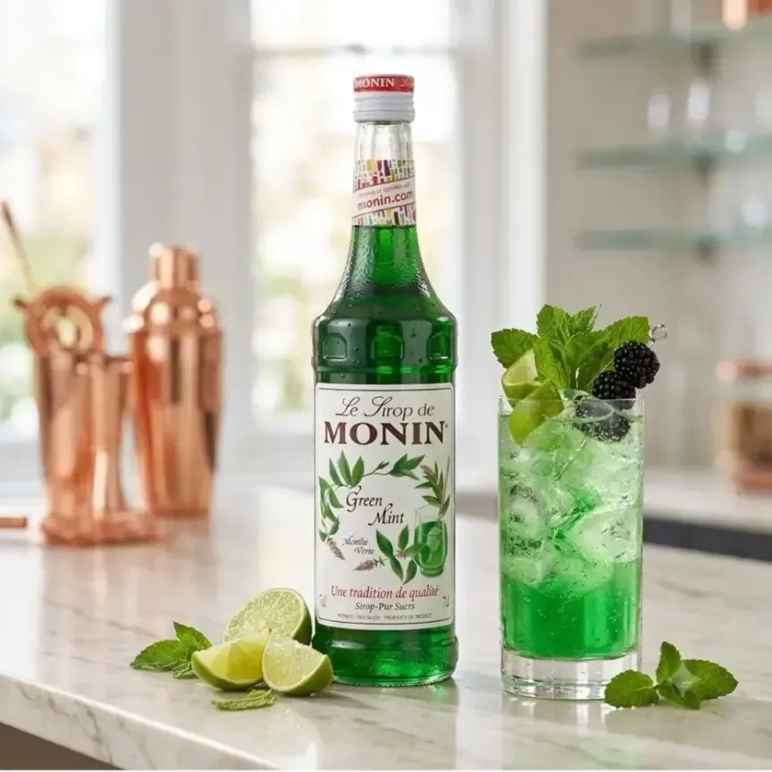 Monin Green Mint Syrup 1000ml - 2
