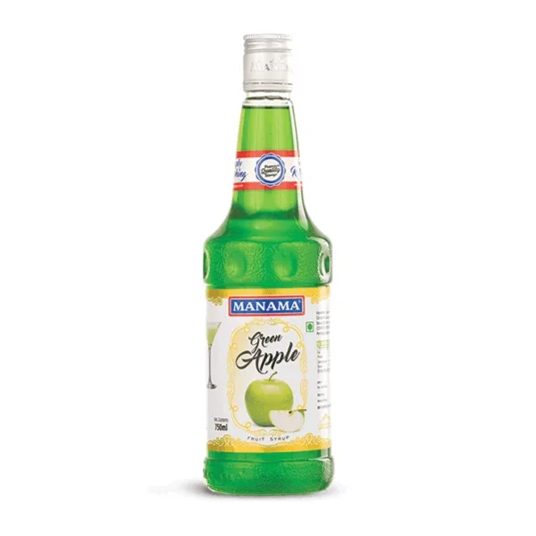 Manama Green Apple Fruit Syrup 750ml - 1