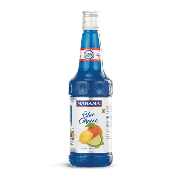 Manama Blue Curacao Syrup 750ml - 1