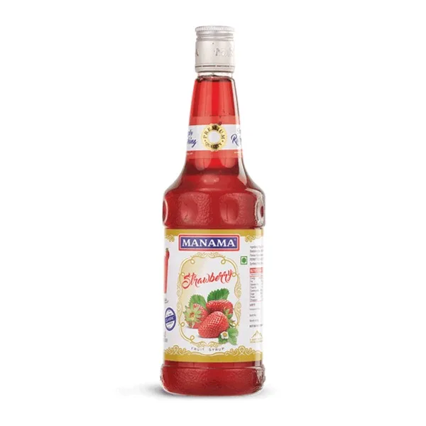 Manama Strawberry Fruit Syrup 750ml - 1