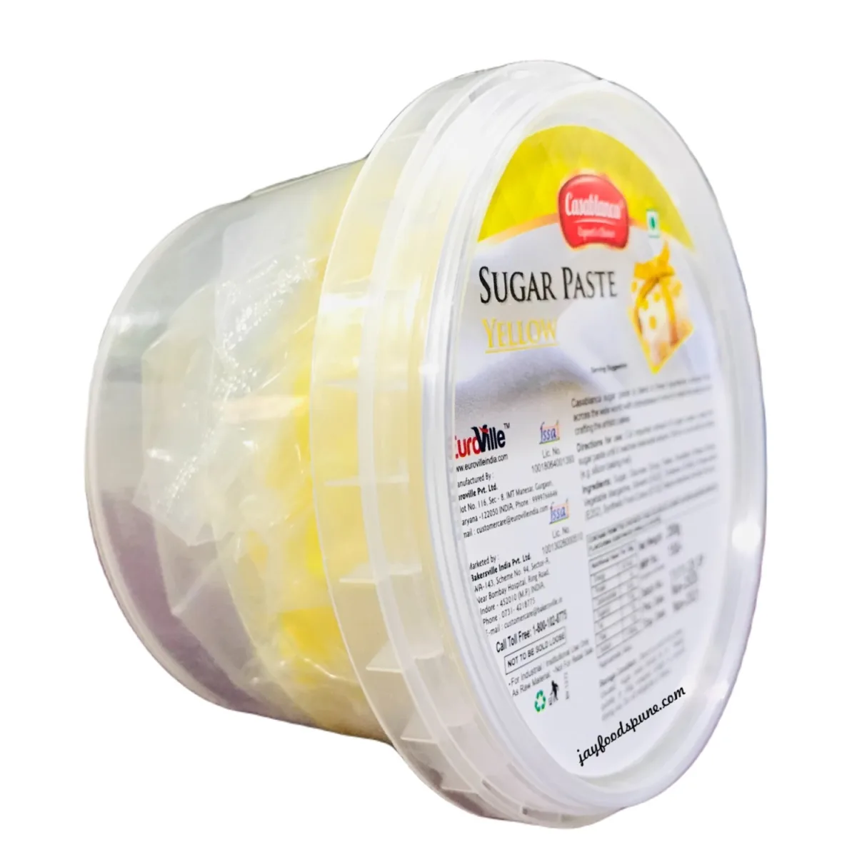Casablanca Yellow Sugar Paste 200gm - 1