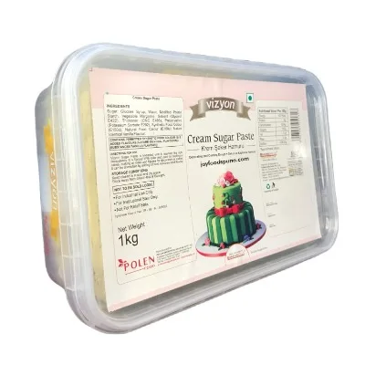 Vizyon Cream Sugar Paste 1kg - 1