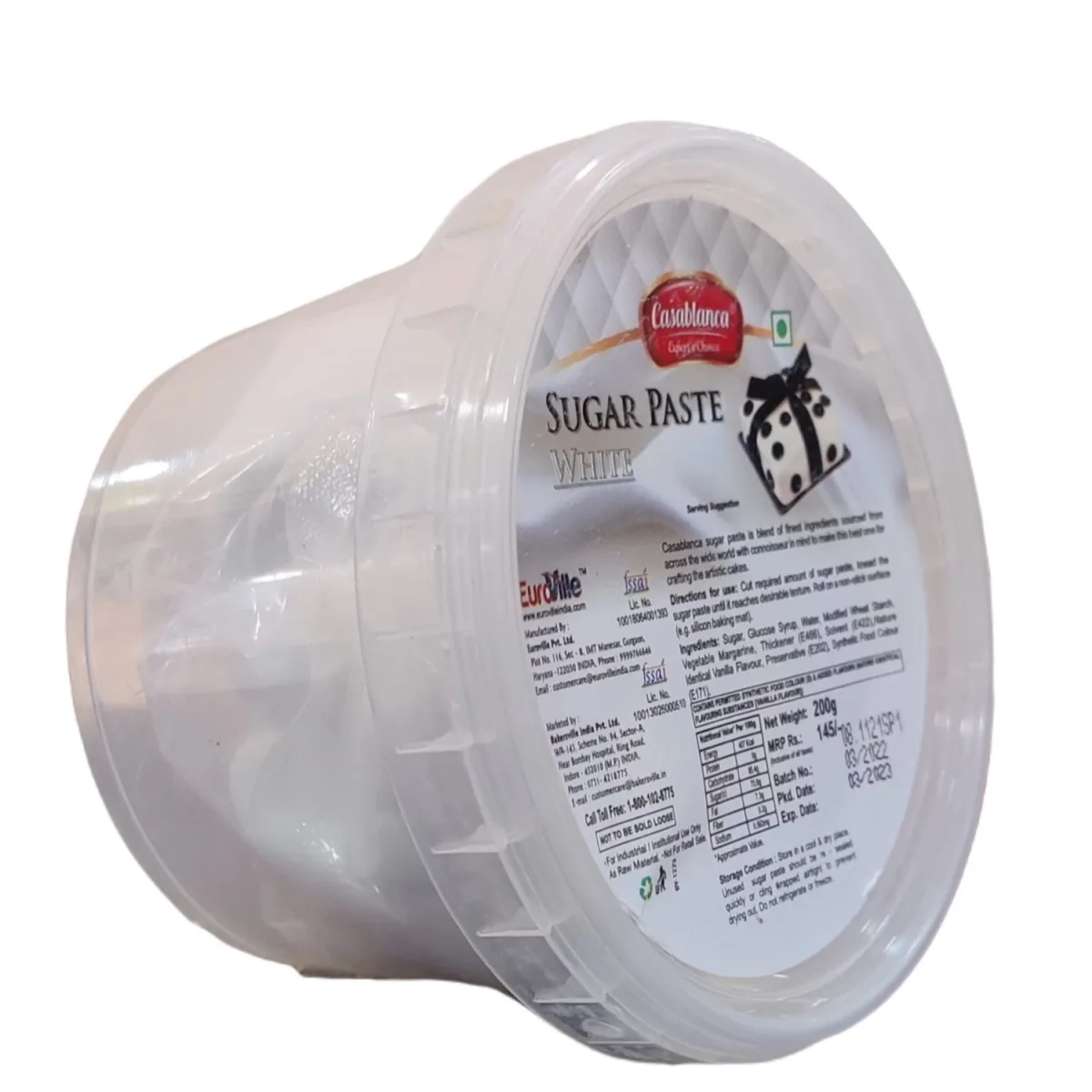 Casablanca White Sugar Paste 200gm - 1