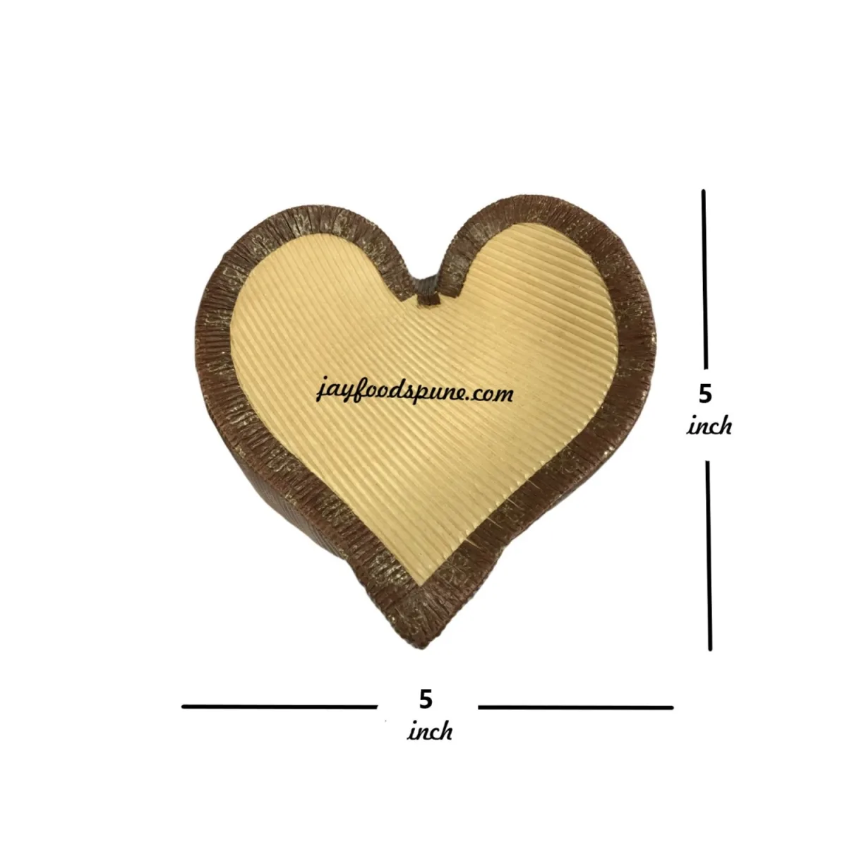 Plum Cake Heart Paper Mould For Bread And Cakes Small - 2