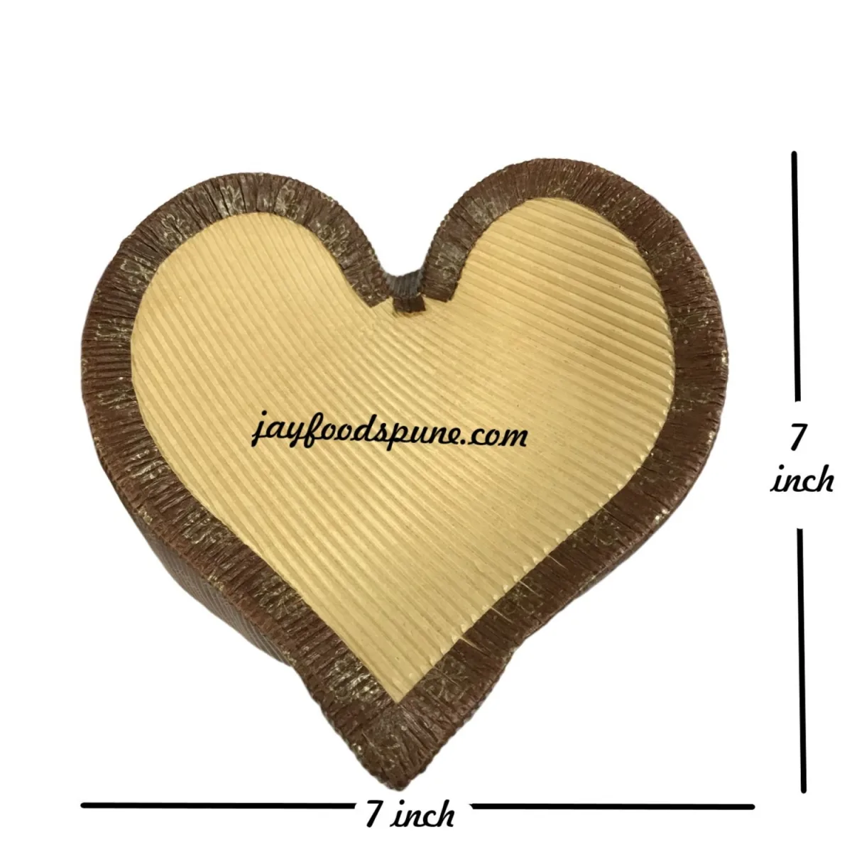 Plum Cake Heart Paper Mould For Bread And Cakes Big - 2