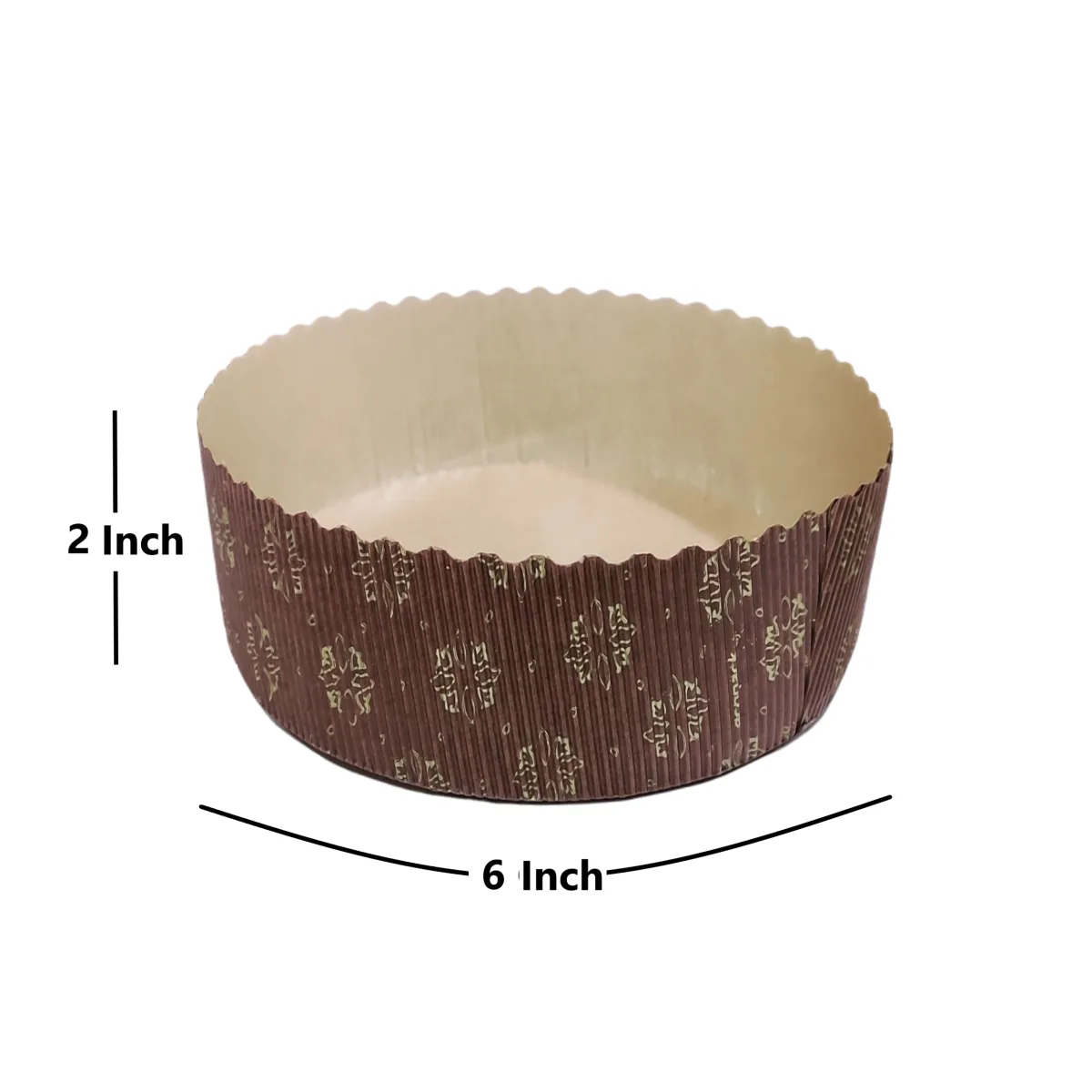 Plum Cake Round Paper Mould For Bread And Cakes Big - 1