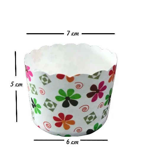 Baking Cups Round Die Cut Food Decor - 1