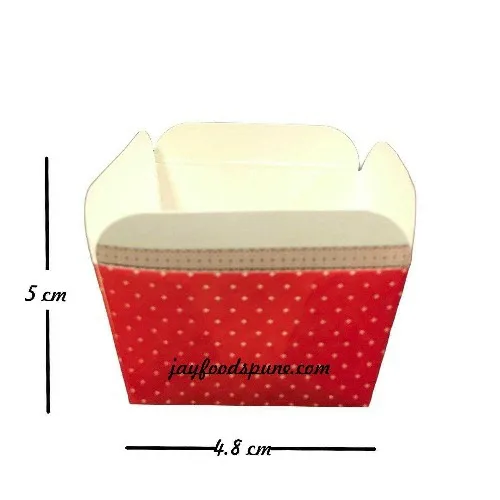 Baking Cups Square Die Cut Food Decor - 1