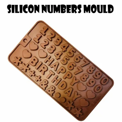 NEW SILICON MOULD SILICON NUMBERS MOULD - 1
