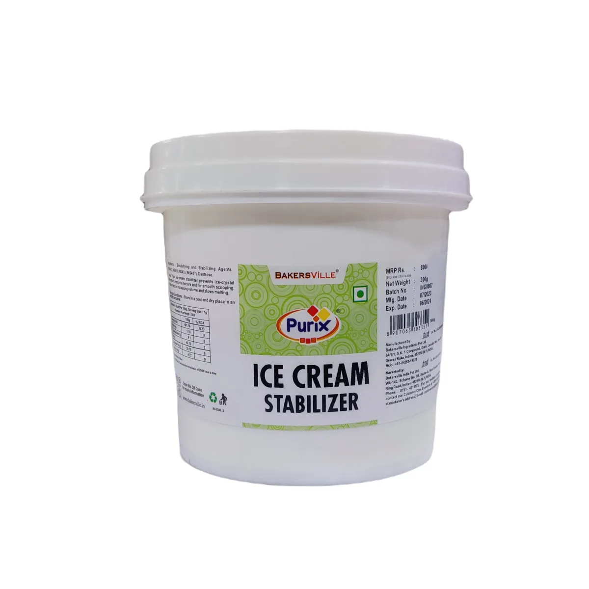 Purix Ice Cream Stabilizer 500gm - 1