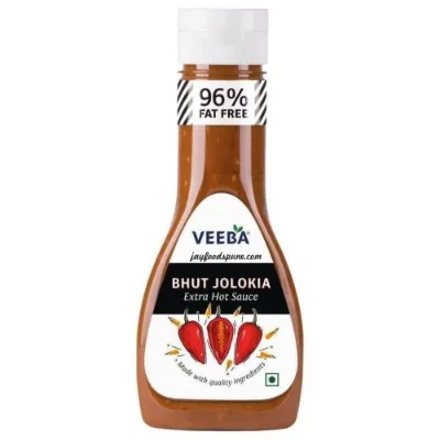 Bhut Jolokia Extra Hot Sauce (300g) Veeba - 1