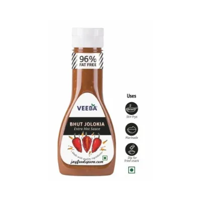 Bhut Jolokia Extra Hot Sauce (300g) Veeba - 3