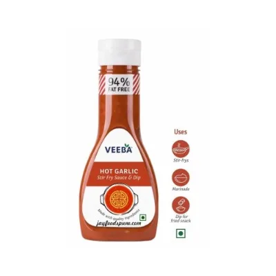 Veeba Hot Garlic Stir Fry Sauce & Dip (330g) - 3