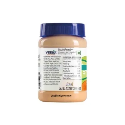 Veeba Carrot & Cucumber Sandwich Spread 250gm - 2