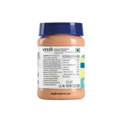 Veeba Cheese & Mushroom Sandwich Spread 280gm - 2