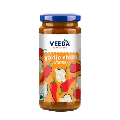 Veeba Garlic Chilli Chutney 250gm - 1
