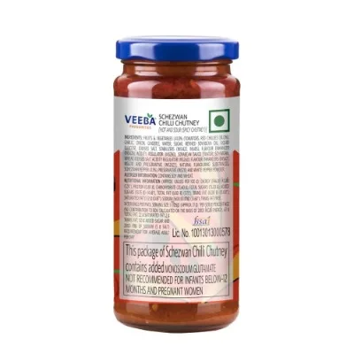 Veeba Schezwan Chilli Chutney 250gm - 2