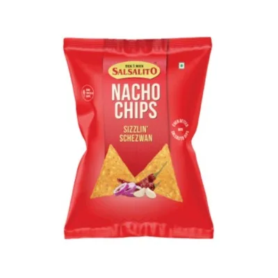 Salsalito Sizzlin Scezwan Nachos Chips 150gm - 1