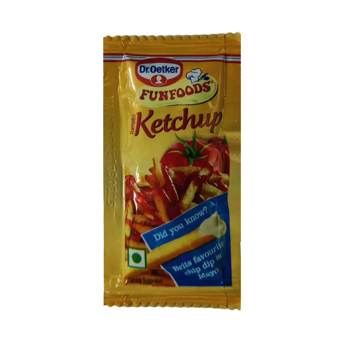 Dr Oetker Funfoods Tomato Ketchup 8gm 100pcs - 1