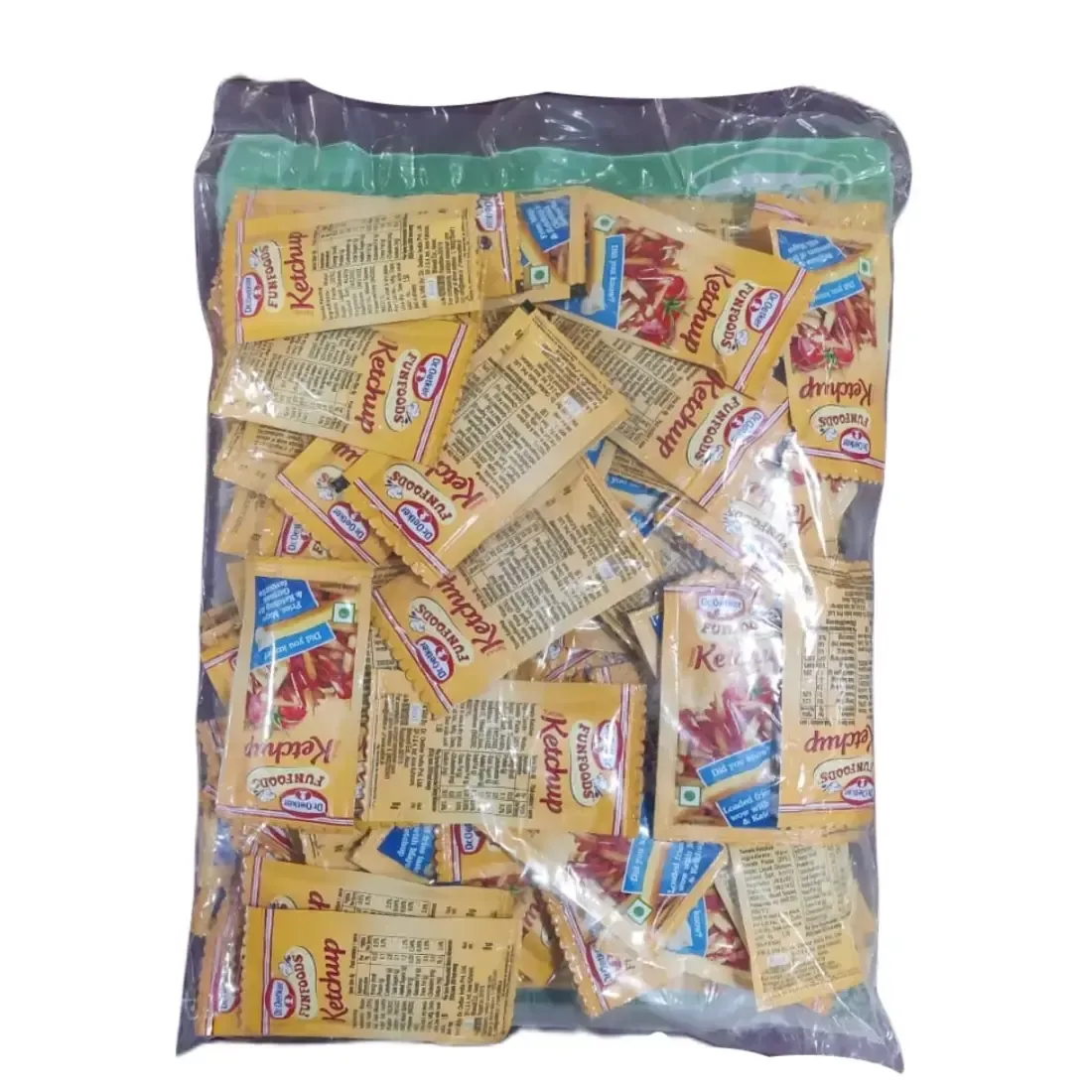 Dr Oetker Funfoods Tomato Ketchup 8gm 100pcs - 3