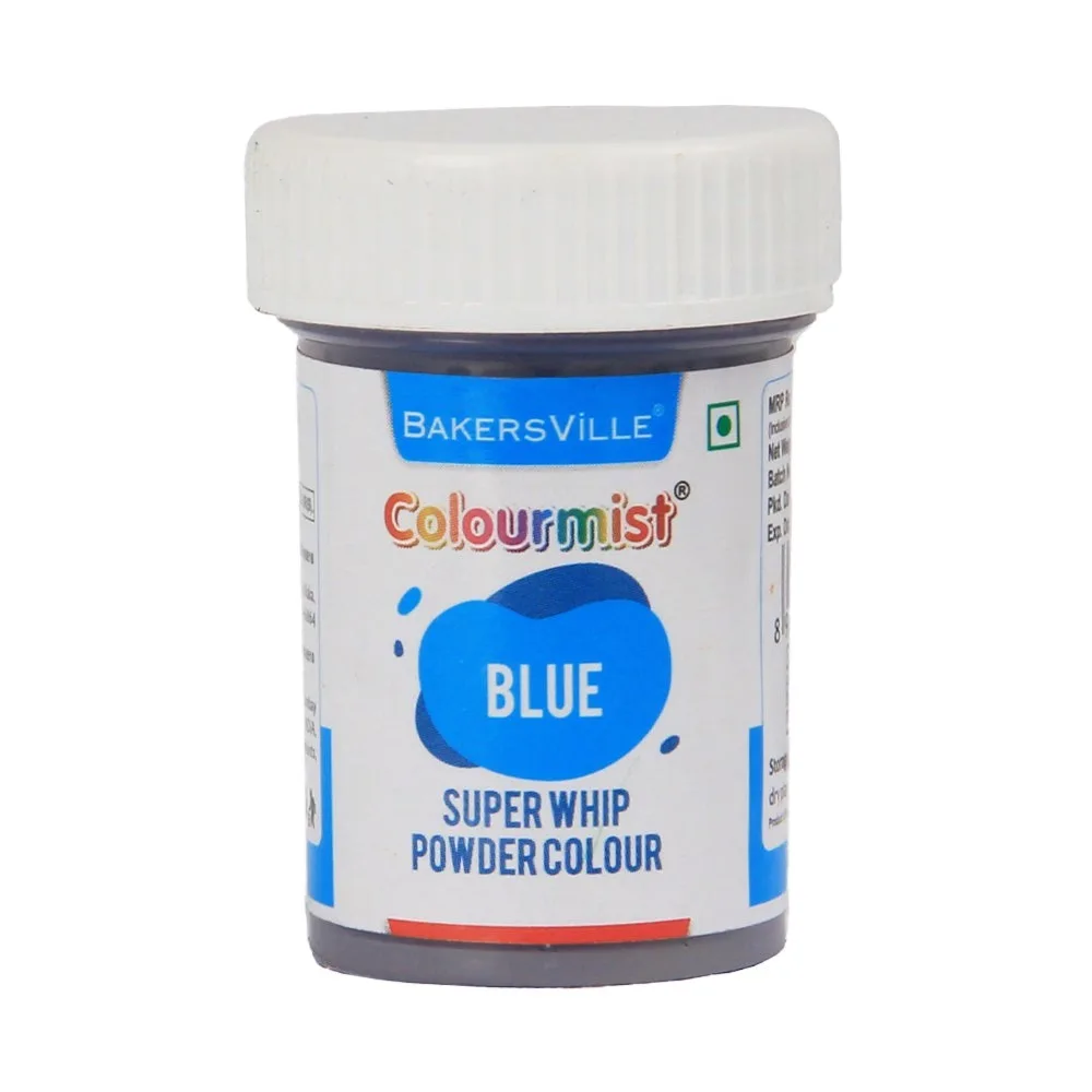 Colourmist Super Whip Edible Powder Colour 5Gm Blue - 1