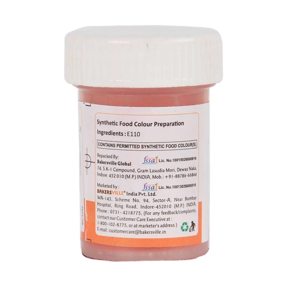 Colourmist Super Whip Edible Powder Colour 5Gm Orange - 2