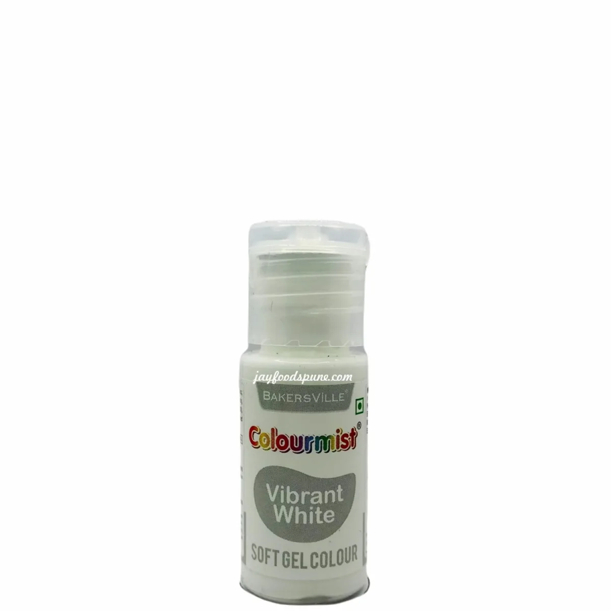 Colourmist Soft Gel Paste Food Colours 20gm Vibrant White - 1