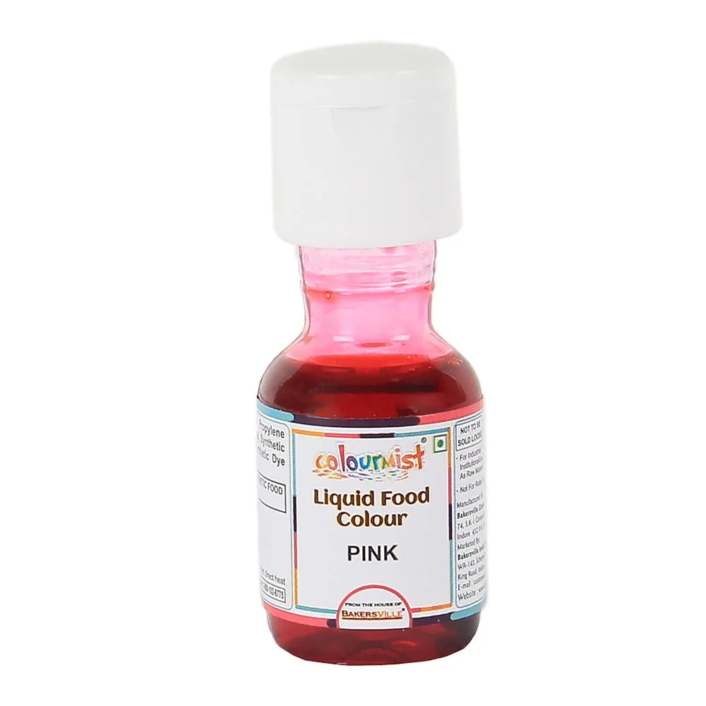 Colourmist Liquid Food Colour 20 Gm Pink - 1