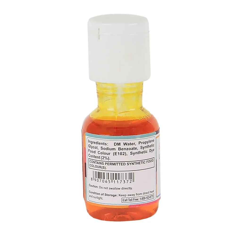 Colourmist Liquid Food Colour 20 Gm Lemon Yellow - 2