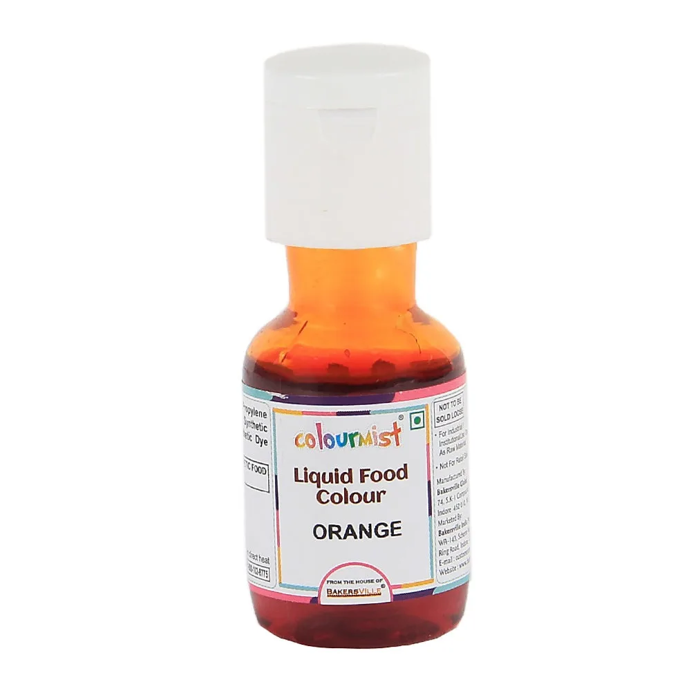 Colourmist Liquid Food Colour 20 Gm Orange - 1