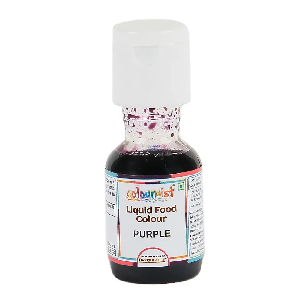 Colourmist Liquid Food Colour 20 Gm Purple - 1