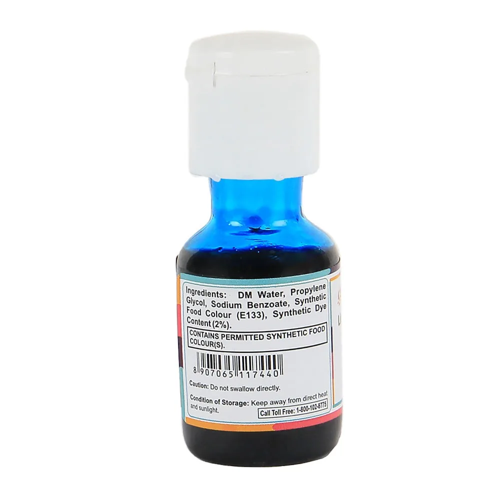 Colourmist Liquid Food Colour 20 Gm Blue - 2
