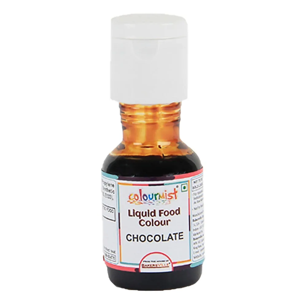 Colourmist Liquid Food Colour 20 Gm Chocolate - 1