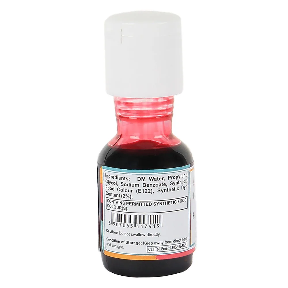 Colourmist Liquid Food Colour 20 Gm Raspberry - 2
