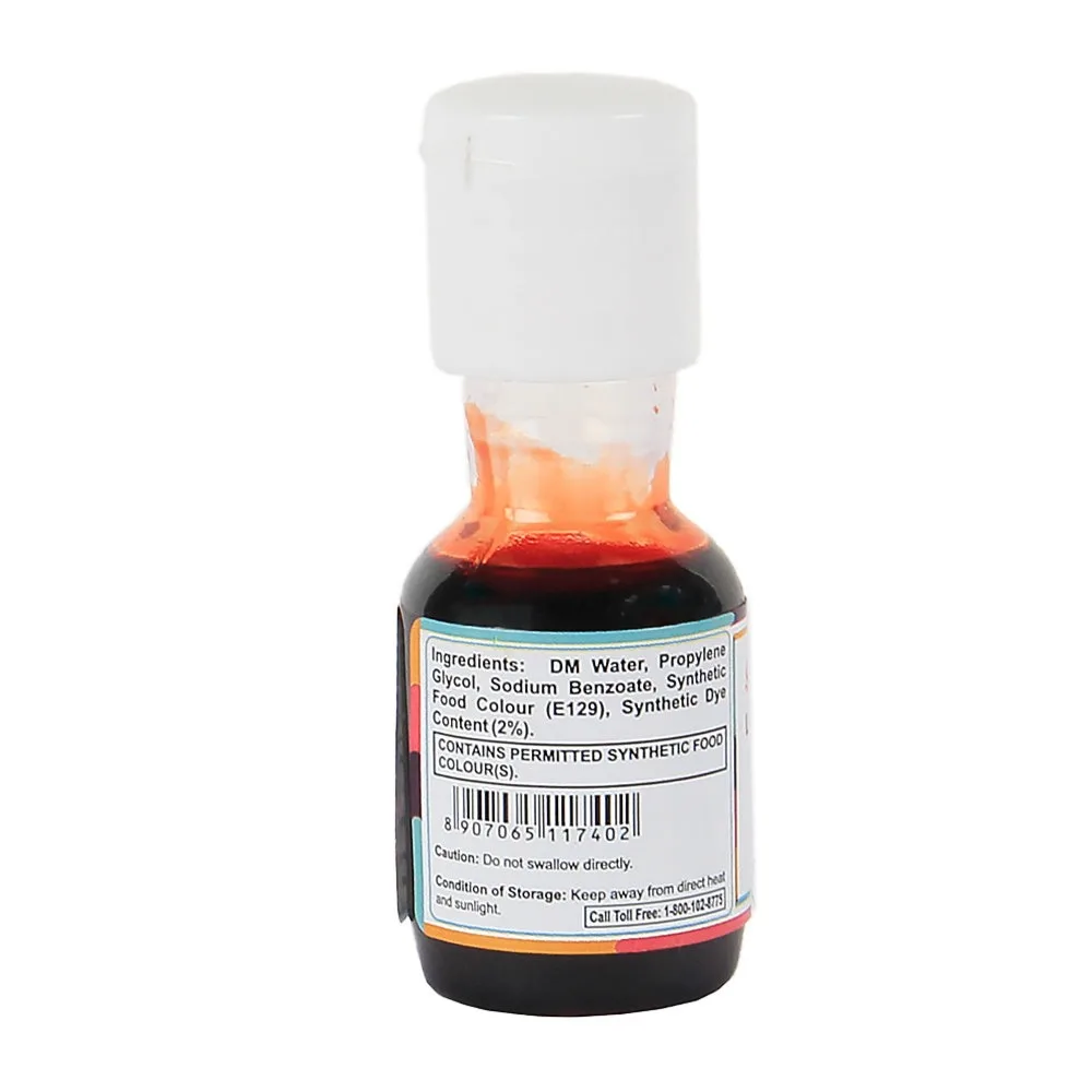 Colourmist Liquid Food Colour 20 Gm Tomato Red - 2
