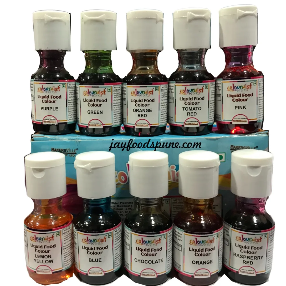 Colourmist Liquid Food Colour 20 Gm Assorted - 1