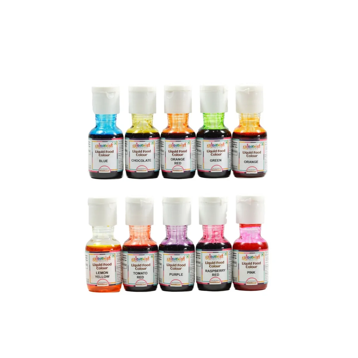 Colourmist Liquid Food Colour 20 Gm Assorted - 2