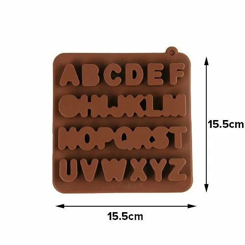 FINEDECOR SILICON CHOCOLATE MOULD ALPHABET - 2