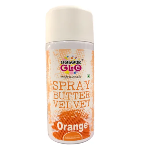 Colourglo Professionals Spray Butter Velvet Colour 400Ml Orange - 1